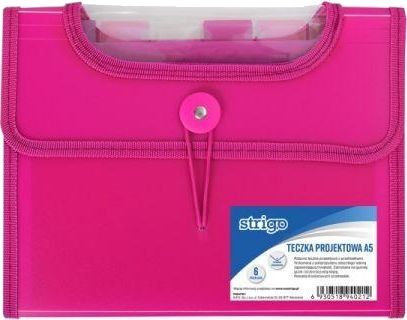 Strigo Pilot Strigo A5 Mappe Med V File Innlegg Rosa
