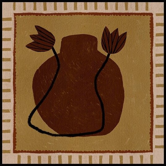 Out of Vase Blooms 2 Poster Plakat / 70x70cm