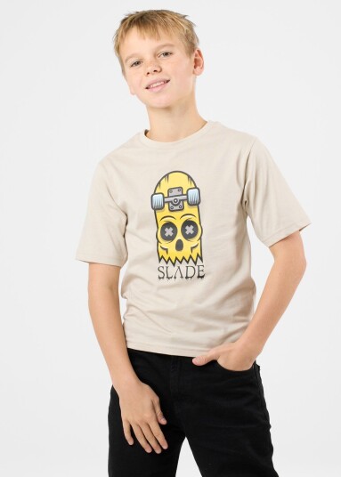 Slade Halfboard Tee Jr Khaki 110 T Shirts