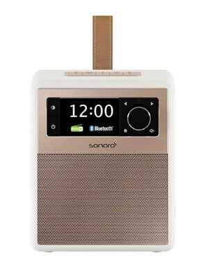 Sonoro Easy DAB radio m/Bluetooth Hvit/Rose Sonoro Easy DAB radio m/Bluetooth Hvit/Rose