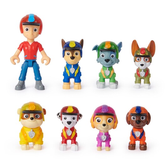Paw Patrol Jungel Figursett med 8 Figurer i Uniform