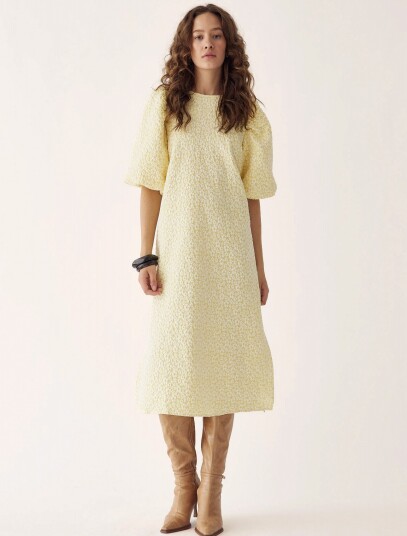 Noella Reno Pastis Long Dress Yellow XXL