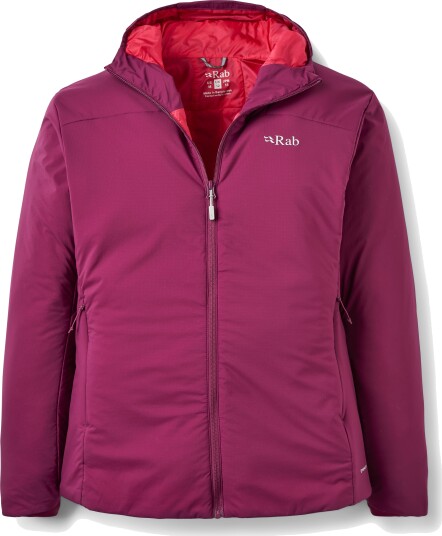 Rab Xenair Alpine Light Jacket Wmns Mulberry Size 16