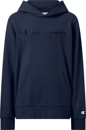 Champion Hettegenser Icons Tonal Hoodie With Large Logo Blå