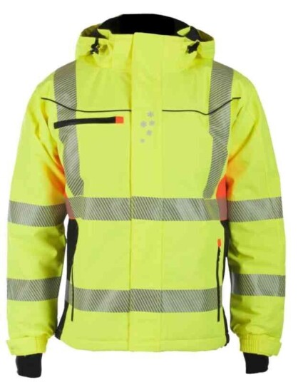 BS Gjøvik allvær Vinterjakke, HiVis kl.3 Unisex, Str. 2XL, Gul/Sort BS Gjøvik allvær Vinterjakke, HiVis kl.3 Unisex, Str. 2XL, Gul/Sort