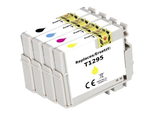 Renkforce Blæk Erstatter Epson T1295 T1291 T1292 T1293 T1294 Kompatibel Kombi-Pakke Sort Cyan Magenta Gul Rf-5718864