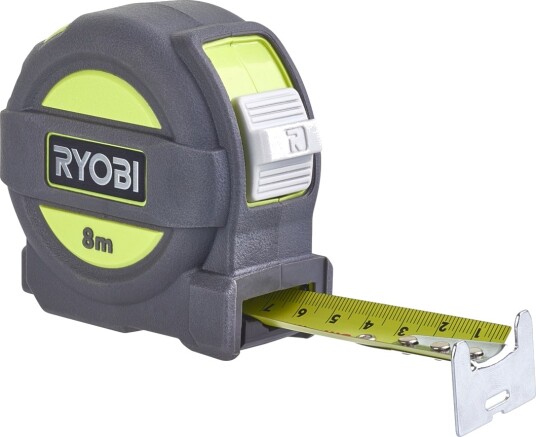 Ryobi Målebånd RTM8M 8m Ryobi Målebånd RTM8M 8m