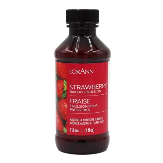 Lorann Smakstilsetning Emulsjon Jordbær 118ml Lorann Smakstilsetning Emulsjon Jordbær 118ml