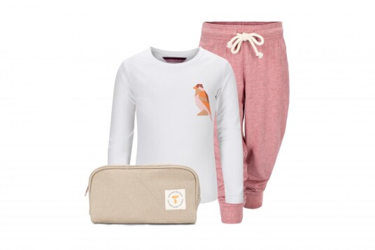Tufte Wear Nattsmelle Jersey Pyjamas Barn 175 Heather Rose Melange / Bright White 110 116 Tufte Wear Nattsmelle Jersey Pyjamas Barn 175 Heather Rose Melange / Bright White 110 116