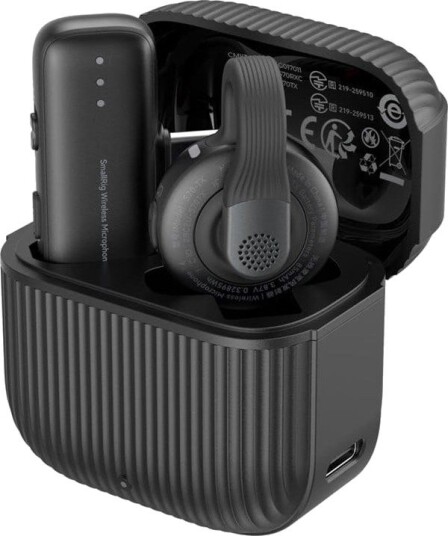 SmallRig 5718 S70-C1 Wireless Microphone with USB-C Adapter for Phones Black