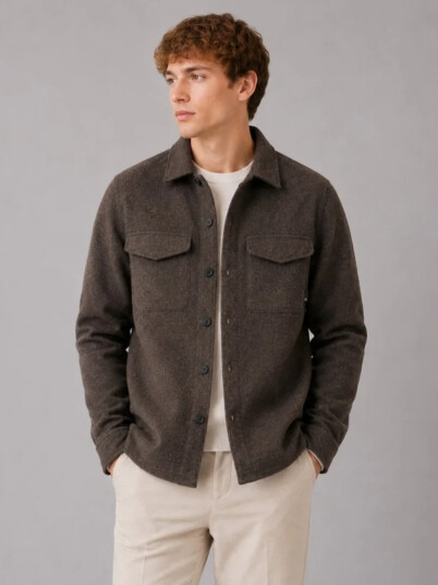 Clean Cut Copenhagen Ditlev Overshirt Brun L