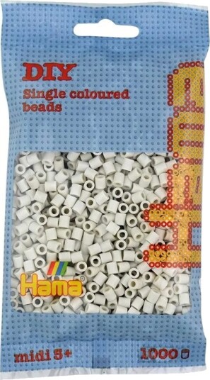 Hama Ironing Beads - Cloudy Hvit (77) 1000pcs. Hama Ironing Beads - Cloudy Hvit (77) 1000pcs.