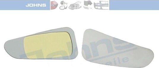 Speilglass, ytterspeil JOHNS 32 49 38-81