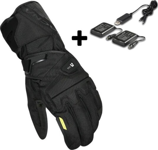 Oppvarmede MC-Hansker Macna Foton 2.0 RTX Sett Svart M