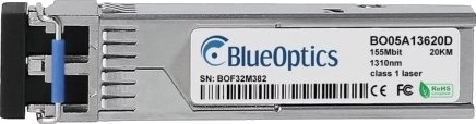 Blueoptics 3000-055-Bo Fiber Optisk 155 Mbit/S Sfp Lc Upc 9/125 Μm 20000 M