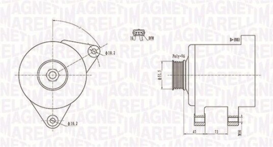 Dynamo MAGNETI MARELLI 063731569010