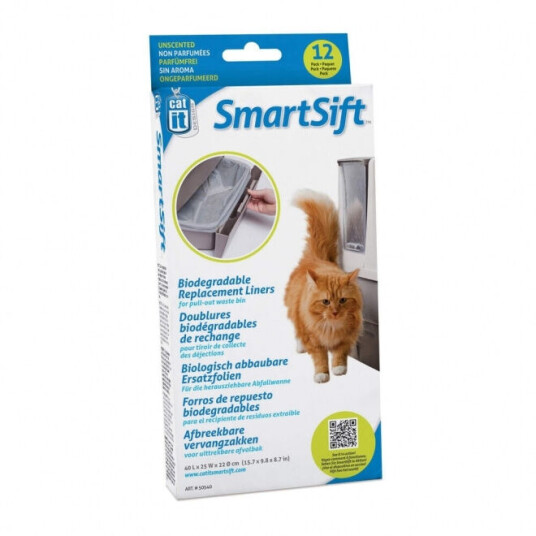 Catit Plastbeskyttelse 12-pakning til SmartSift Kattkasse