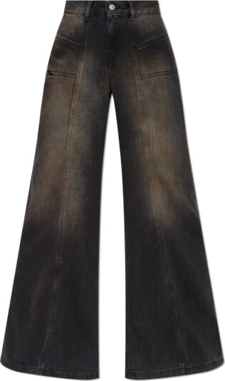 Diesel Dame Jeans Grå W28 L32,