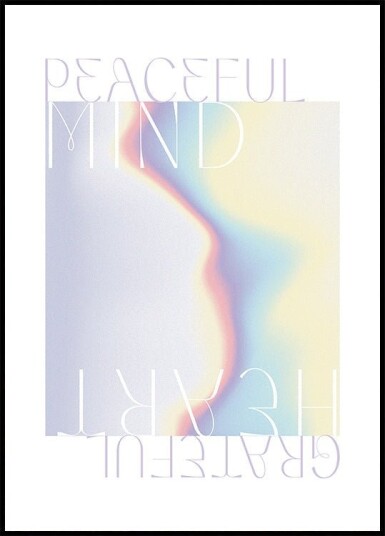 Peaceful Mind Plakat Plakat / 21x30cm