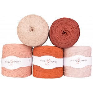 Infinity Hearts Dahlia Stoffgarn 06 Brune Nyanser 1 stk