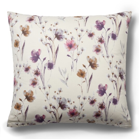 Borg Living Putetrekk 60x63 cm 100% myk bomullssateng Summer Flower By Night