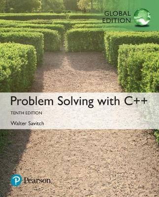 Problem Solving With C++, Global Edition Av Walter Savitch