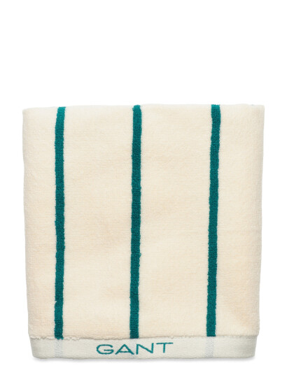 GANT Stripe Towel 50X70 - Cream - 50X70