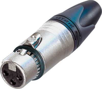 Neutrik Nc3fxx-Emc Xlr Sort Metallisk -30 80 °C 72 Mm Neutrik Nc3fxx-Emc Xlr Sort Metallisk -30 80 °C 72 Mm