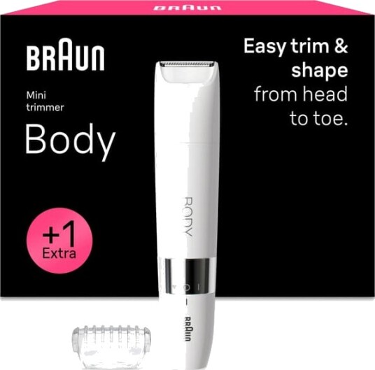 Braun BS1000 mini-trimmer hvit
