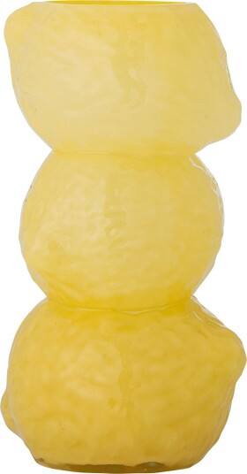 Bloomingville Limone vase 27 cm sitron Bloomingville Limone vase 27 cm sitron