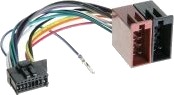 ACV 453023, Radio adapter cable, Pioneer ISO 16-pin, Sort, Rød
