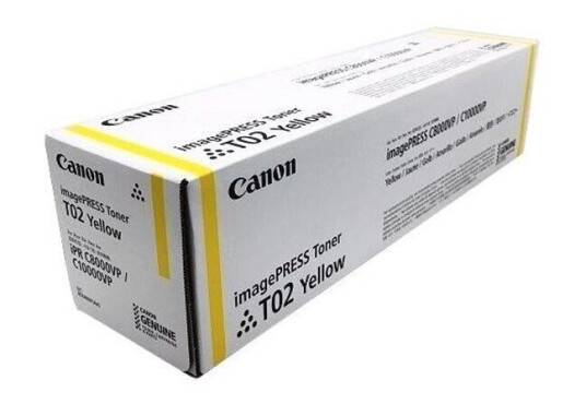 Canon T02 - yellow - original - toner cartridge - Laser toner Yellow Canon T02 - yellow - original - toner cartridge - Laser toner Yellow
