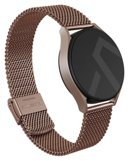 Burga Mesh Elegance Universal Klokkerem Rosegull 22mm Burga Mesh Elegance Universal Klokkerem Rosegull 22mm