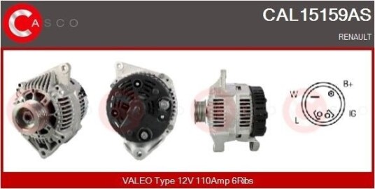 CASCO CAL15159AS Dynamo