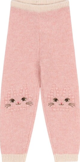 Konges Sløjd Kitty bukse i ull til barn, Silver Pink (2 år) 2 år