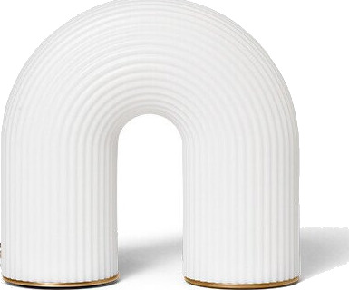 Ferm Living - Vuelta Portable Bordlampe Hvit - Lampemesteren