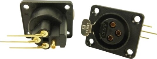 Cliff Cp30082 Xlr-Kontakt Flensetilkobling Kontakter Vinklet Poltall: 3 Svart 1 Stk Cliff Cp30082 Xlr-Kontakt Flensetilkobling Kontakter Vinklet Poltall: 3 Svart 1 Stk