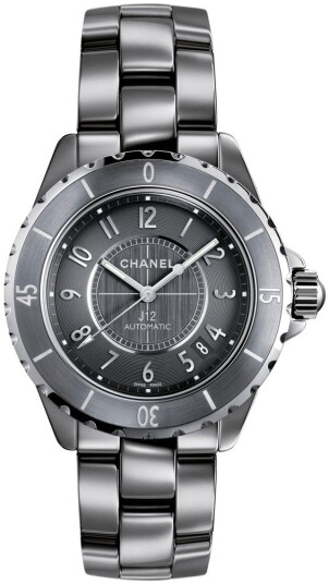 Chanel Dameklokke H2979 J12 Chromatic Sort/Keramik Ø38 mm