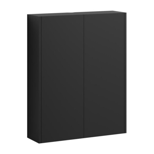 Vikingbad Fay Veggskap Uten Speil Svart Matt / 60cm