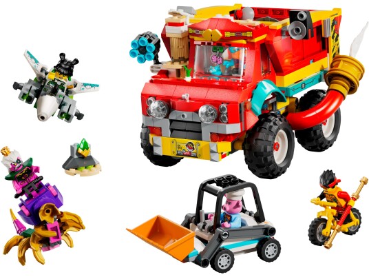 Lego Monkie Kid teamets mektige kjøretøy 80055
