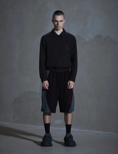 HAN Kjøbenhavn Elasticated Shirt   Black   54
