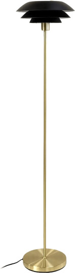 Dyberg Larsen Dl31 Gulvlampe Sort/ Messing Gold H:133CM