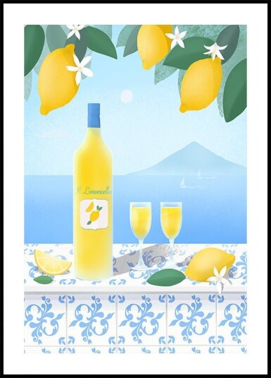 Limoncello Poster Plakat / 50x70cm