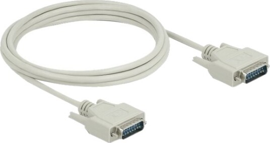 Delock Seriell Kabel 15 Pin D Sub Db 15 Hann Til 15 Pin D Sub Db 15 Hann 3 M Tommelskruer Beige