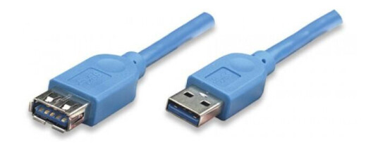 TECHLY USB 3.2 Gen 2 Forlengelseskabel 1m Hankjønn/Hunkjønn Blå TECHLY USB 3.2 Gen 2 Forlengelseskabel 1m Hankjønn/Hunkjønn Blå