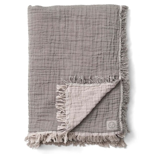 &Tradition Collect bomullspledd SC33 260x260 cm Cloud & Slate (beige-grå)