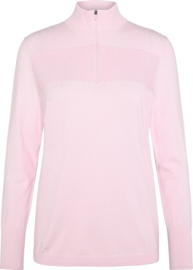 Callaway Women"s Thermal Long Sleeve Sweater CHERRY BLOSSOM M Callaway Women"s Thermal Long Sleeve Sweater CHERRY BLOSSOM M