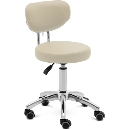 physa Rullekrakk med ryggstøtte 46 60 cm 150 kg mørk beige 10040653 physa Rullekrakk med ryggstøtte 46 60 cm 150 kg mørk beige 10040653