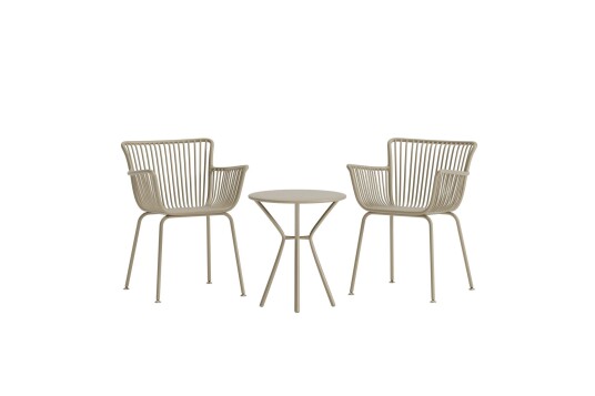 Sifnos kafégruppe utendørs   Beige