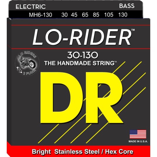 Dr Strings Mh6130 Lo-Rider (030-130) Medium 6 String Dr Strings Mh6130 Lo-Rider (030-130) Medium 6 String
